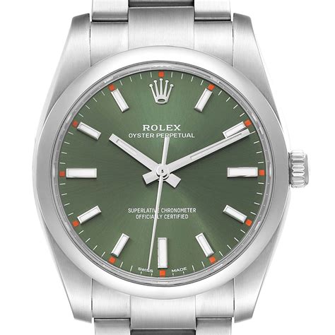 rolex oyster perpetual 34mm green|rolex oyster perpetual cena.